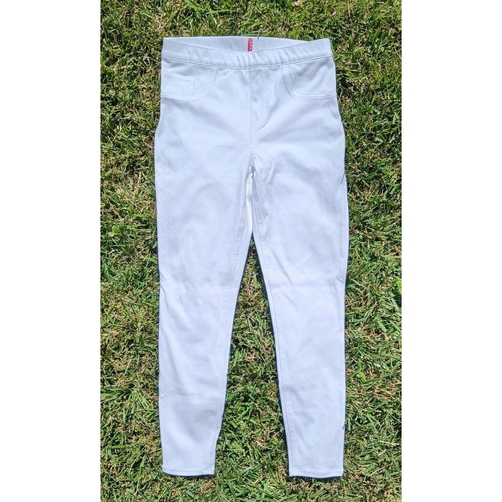 SPANX White Sculpting Skinny Jeans M/M Clean Girl Quiet Luxury Stretch Pull On